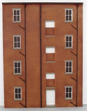 Brick tenement building rear wall UNPAINTED