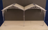 2 Bay Projecting Canopy (70mm depth x 105mm width each bay)